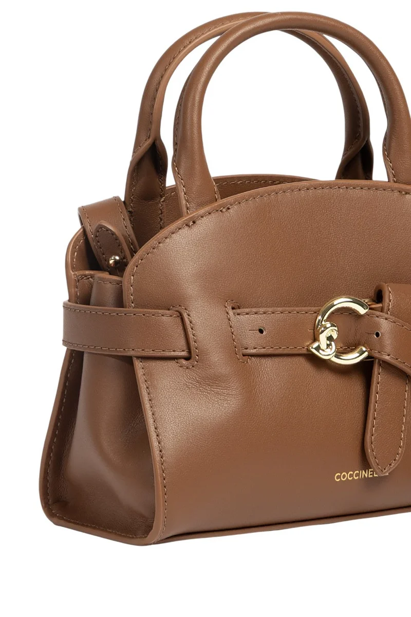 COCCINELLE Brown SABINE Top Handle Bag for Women | Best Price UAE